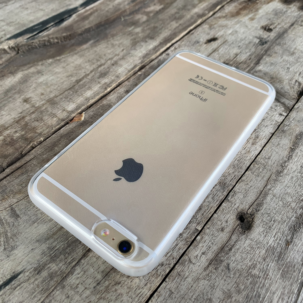 Ốp lưng dẻo cao cấp dành cho iPhone 6 plus / iPhone 6s plus - Màu trắng mờ