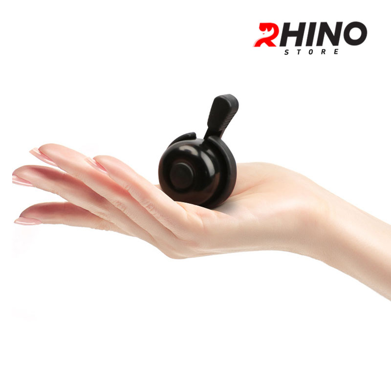 Chuông xe đạp âm thanh lớn Rhino C01, lắp mọi loại xe, siêu bền, không gỉ - hàng chính hãng