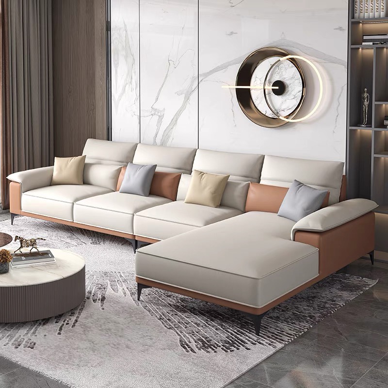 Ghế sofa da góc L Adora