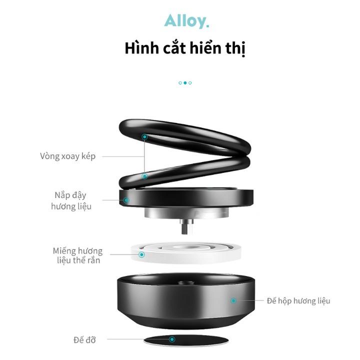 ️ FREESHIP ️ Nước hoa khử mùi ô tô với miếng hương liệu cao cấp, thiết kế vòng xoay khếch tán mùi hương tự động