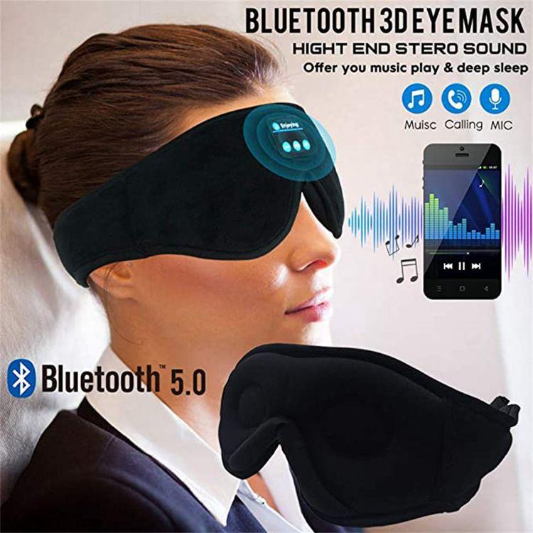 Tai nghe giấc ngủ Bluetooth 5.0 Quà tặng cho nam giới, 2022 Mặt nạ ngủ không dây Bluetooth với chất lượng âm thanh HI -FI và loa âm thanh HD, tai nghe để ngủ với túi du lịch
