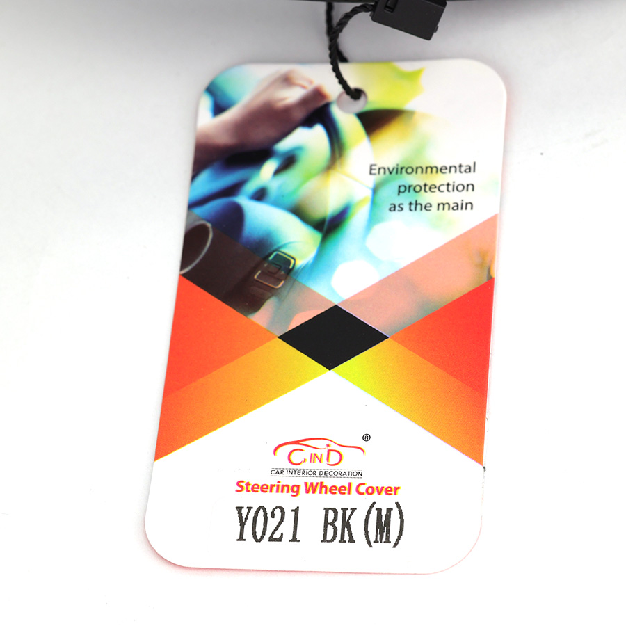 Bọc Vô Lăng CIND Y021 Size M Màu Đen Da PU Lõi TPE Chống Trượt Siêu Êm - Nhập Khẩu Chính Hãng