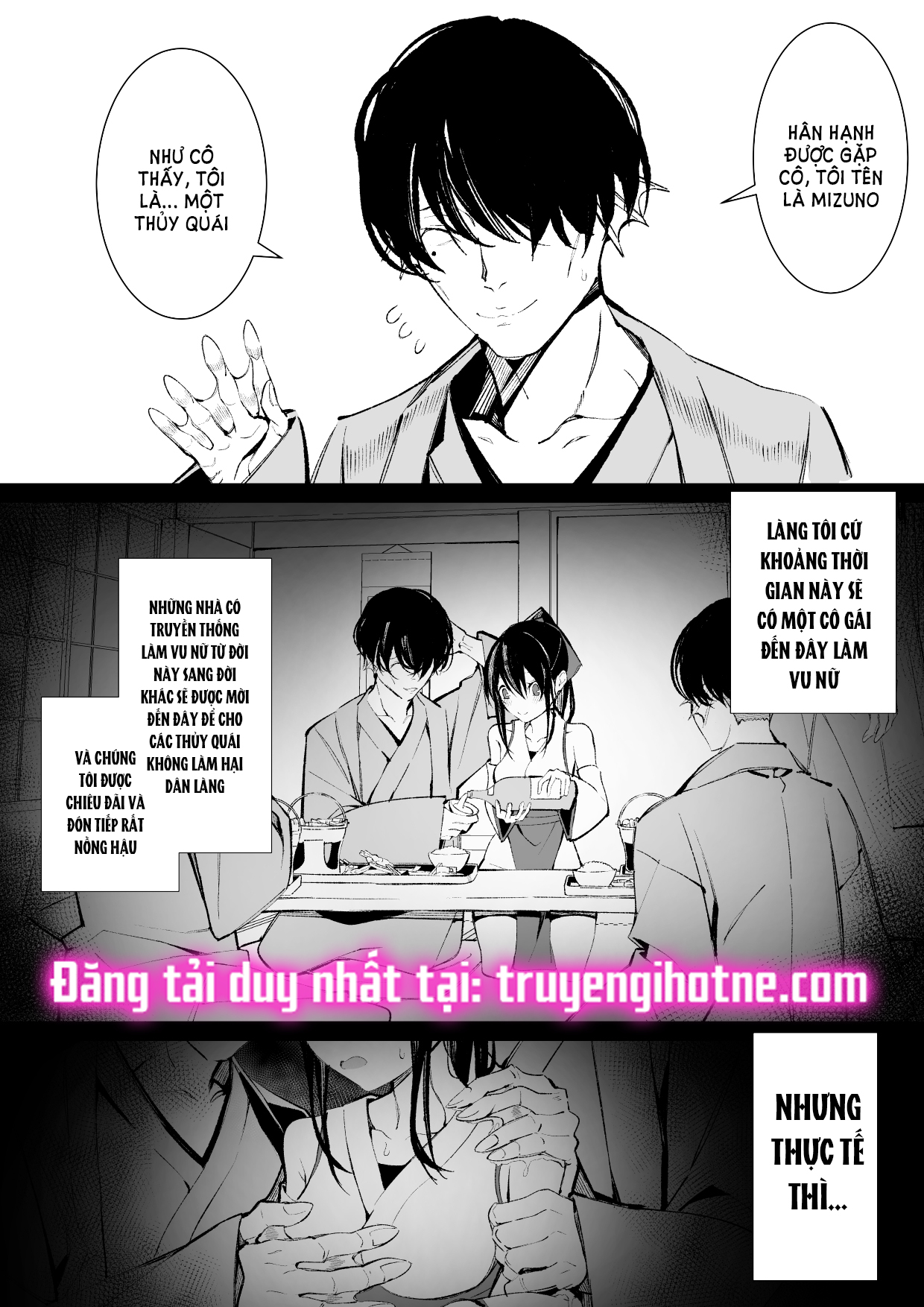 [21+] thủy quái x vu nữ, làm tình tập thể tại phòng chapter 1.1 1