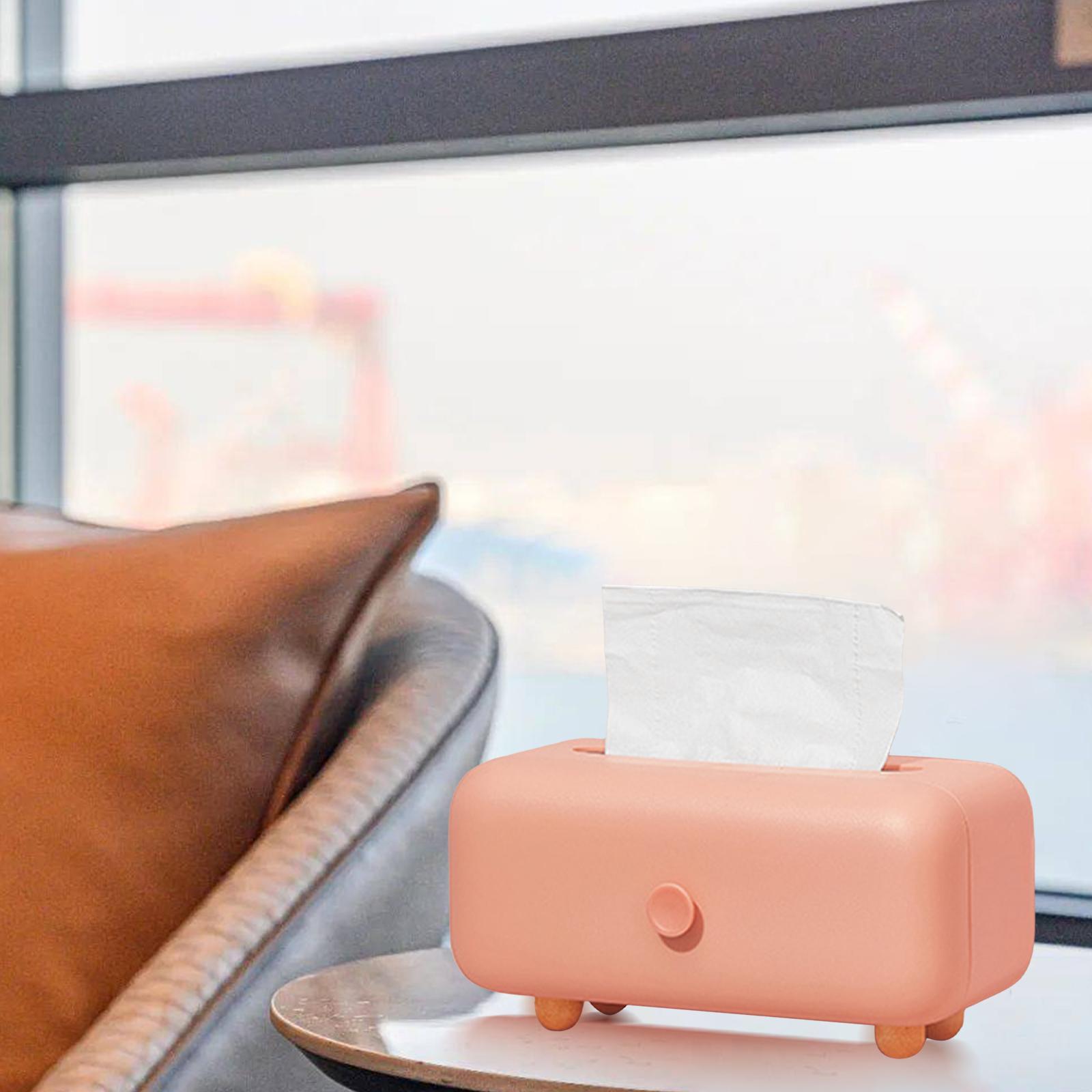 Tissue Box Holder Facial Tissue Paper Box Cover for Home Kitchen Decor