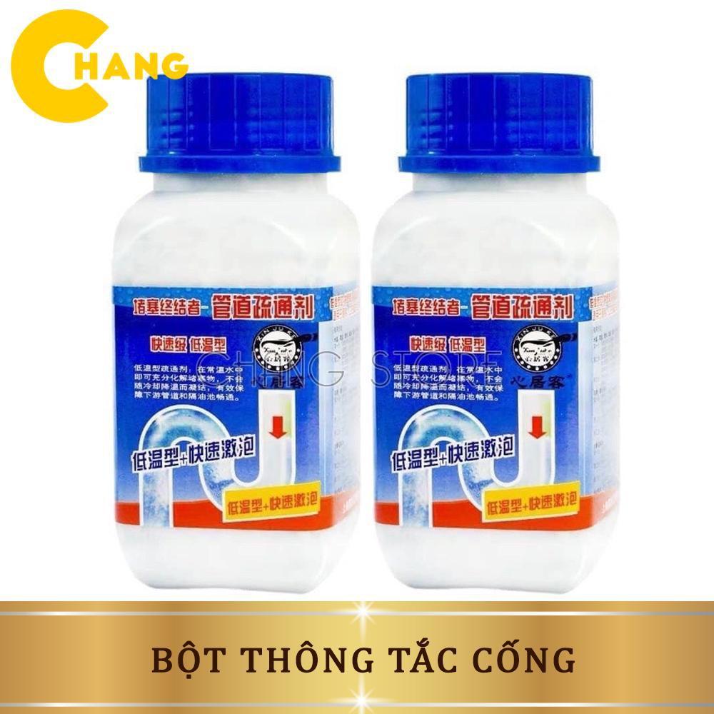 Bột thông tắc cống, thông tắc bồn cầu, bồn rửa mặt thần thánh Xử Lý Nhanh, Triệt Để Cặn Rác Thải