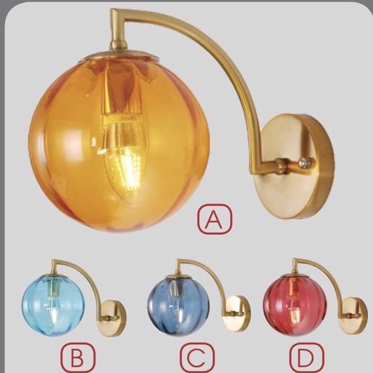 Đèn tường quả cầu sắc màu DY3059A