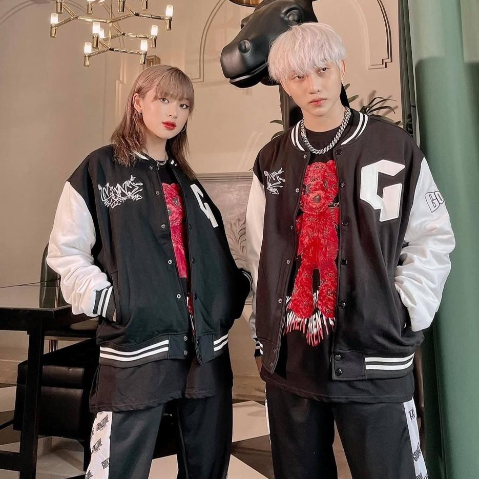 Áo khoác dù bomber unisex form rộng 2 lớp chống tia UV phong cách Ulzzang