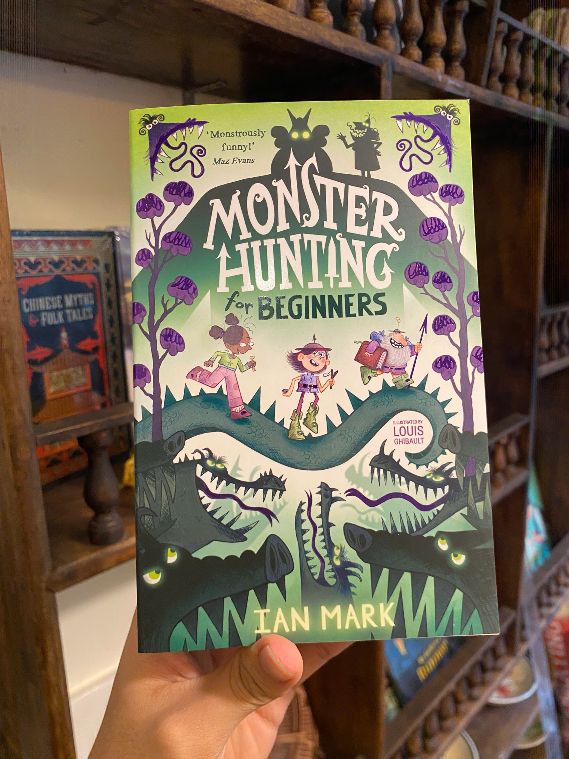 Sách - Monster Hunting for Beginners by Ian Mark | English Children's Fantasy Fiction Novel