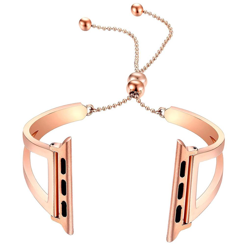 Stainless Steel Wristband Bangle Cuff For iWatch Series 1/2/3 42mm