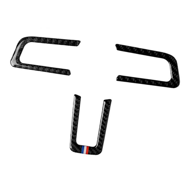 For 2015 17 Car Decoration Steering Wheel Covers Trim Sticker