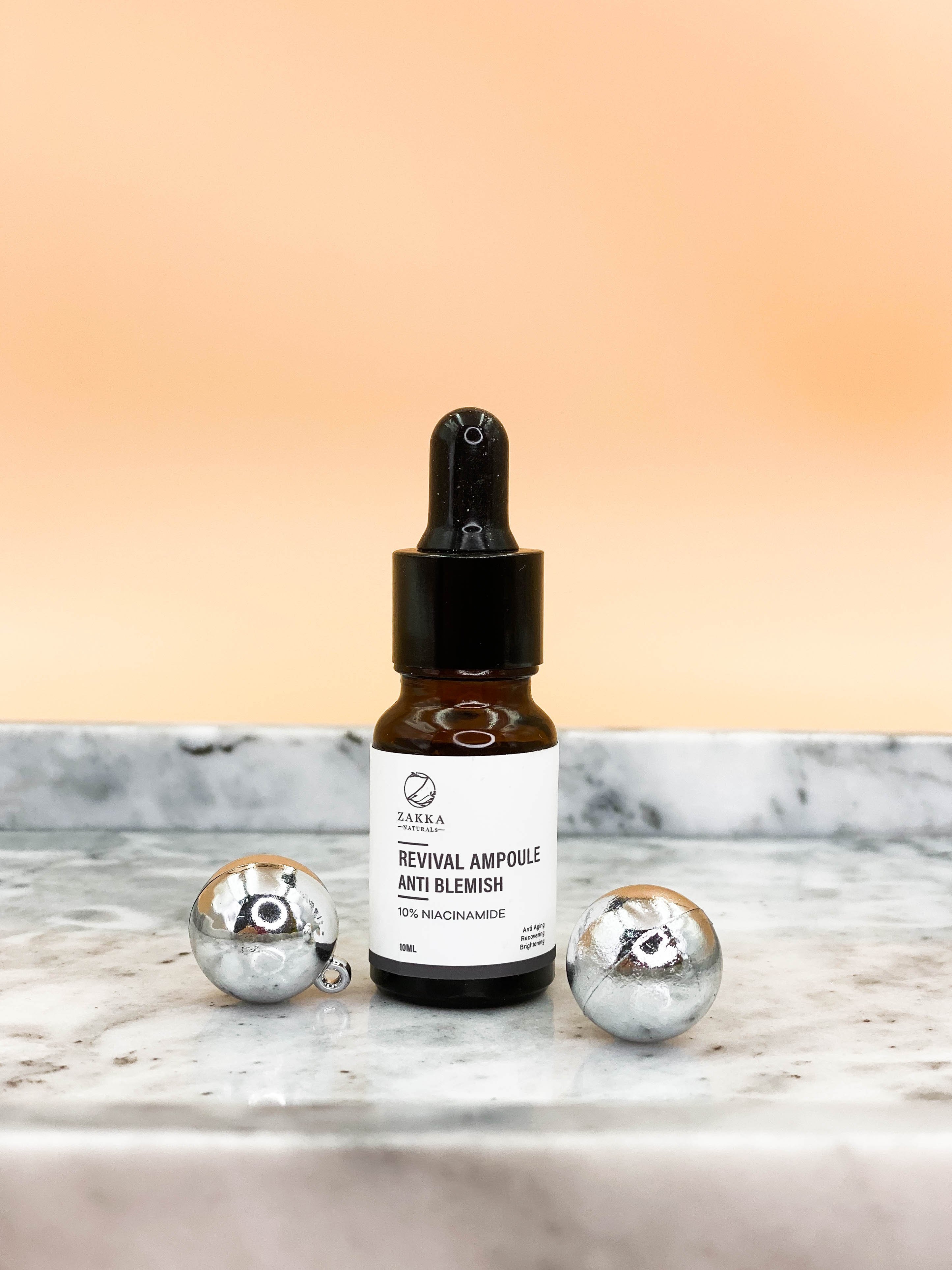 Bộ Sản Phẩm Sạch Sâu Trắng Sáng Căng Bóng Toàn Diện gồm Tinh chất AHA 10ml và Tinh chất B3 10% 10ml Zakka Naturals