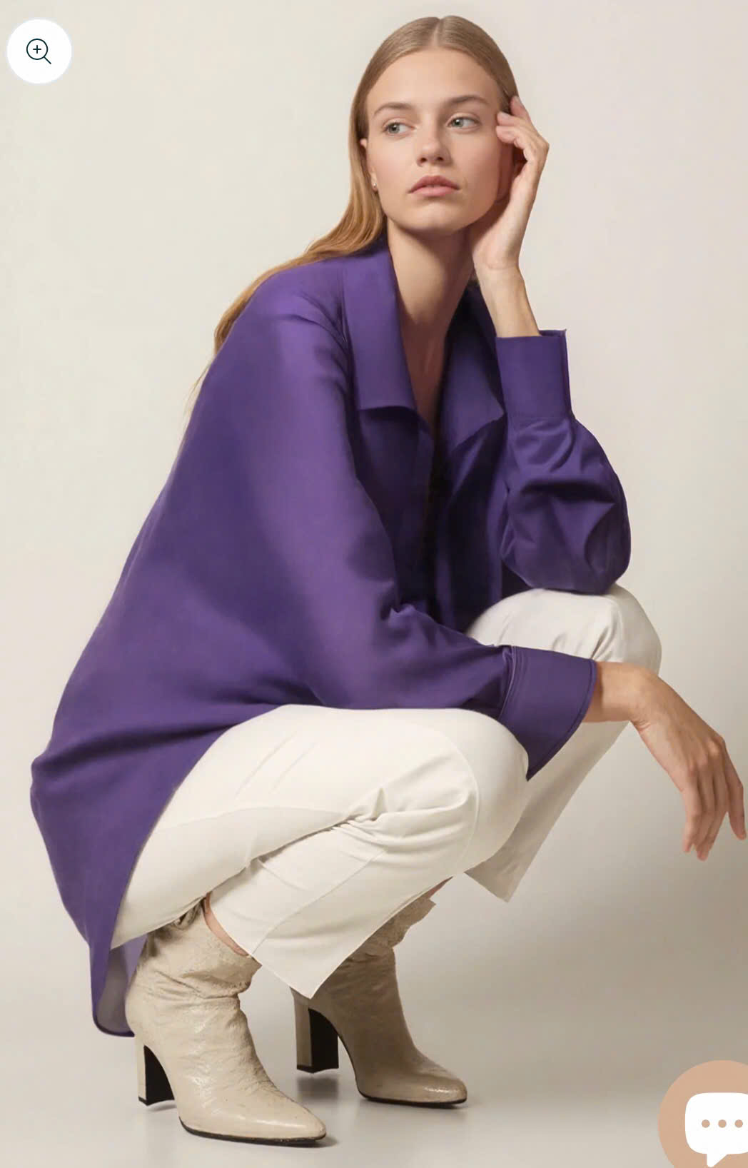 Áo Sơ Mi Oversized Nhã Top240 thời trang thiết kế Hity