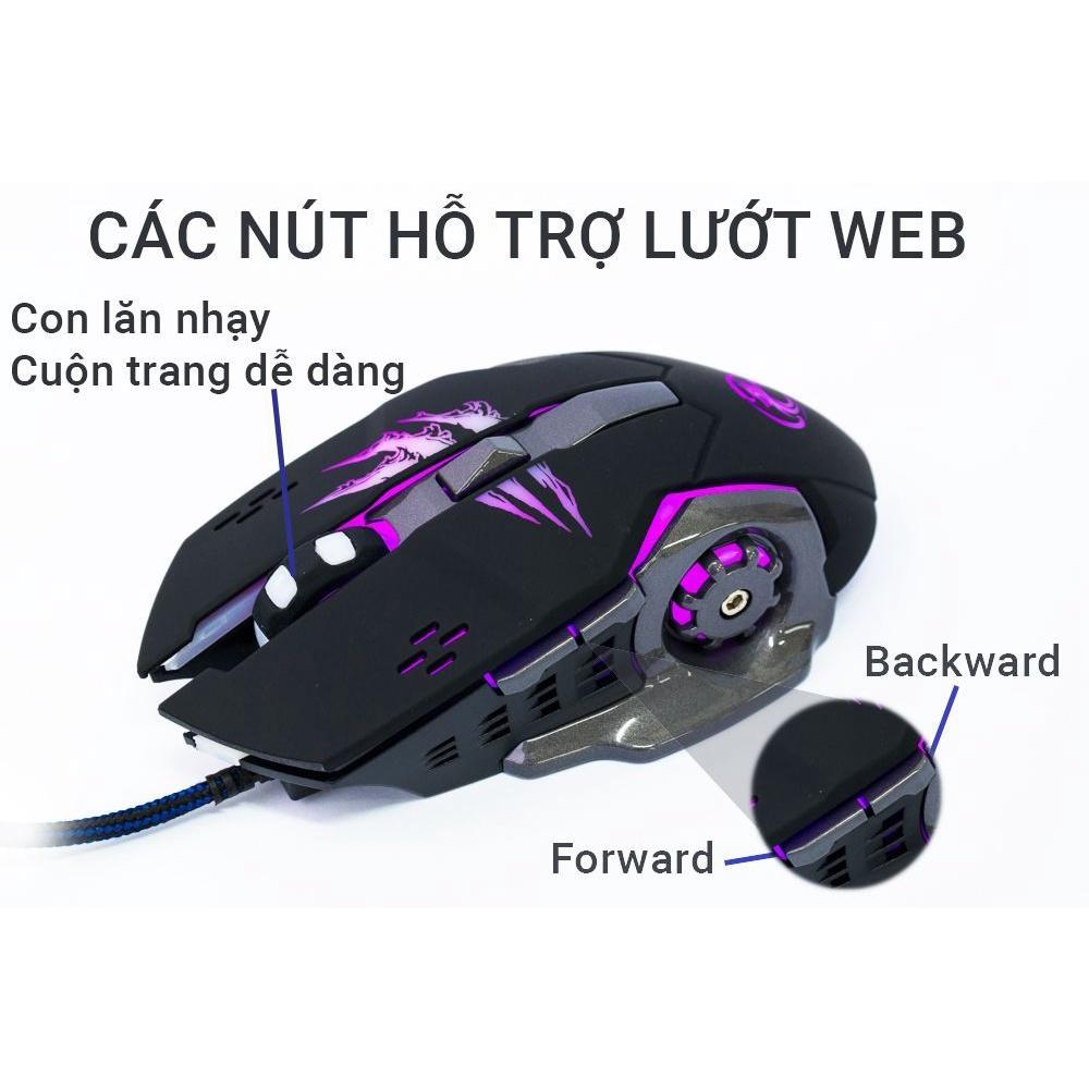 Chuột Gaming Game Thủ Có Dây Imice Chuột Led Máy Tính Chơi Game Có Dây hàng chính hãng