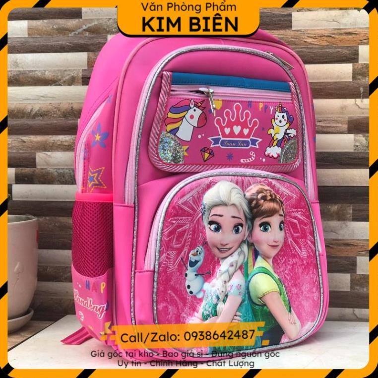 ️sỉ vpp,sẵn hàng️ Balo học sinh tiểu học ,chống thấm nước tốt có 03 ngăn to dành cho bé gái - VPP Kim Biên