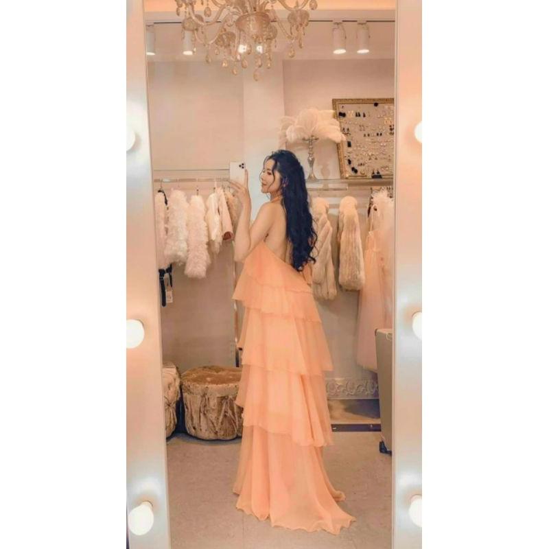 Đầm maxi bông