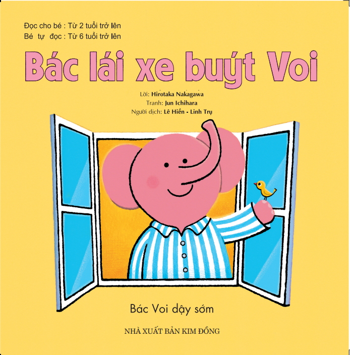 Ehon - Làm quen với sách cho bé 0-2 tuổi - Bác Lái Xe Buýt Voi