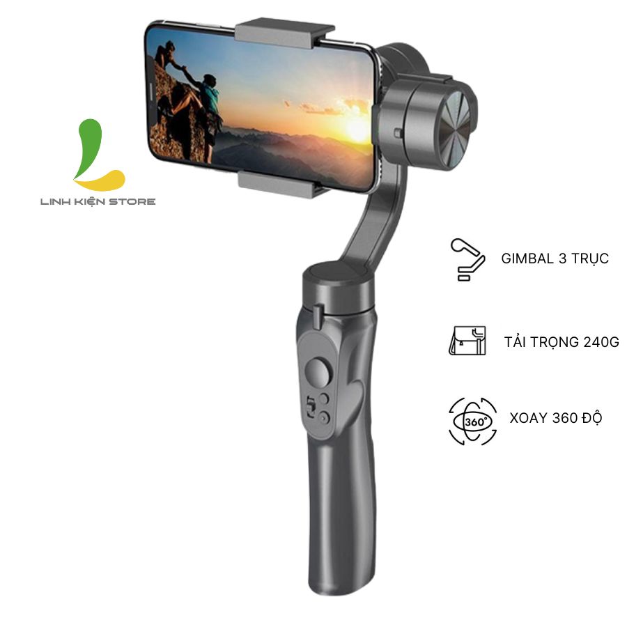 Tay cầm chống rung F6 - Gimbal chống rung điện thoại 3-AXIS F6, điều khiển 4 chiều dễ dàng, kết nối bluetooth nhanh