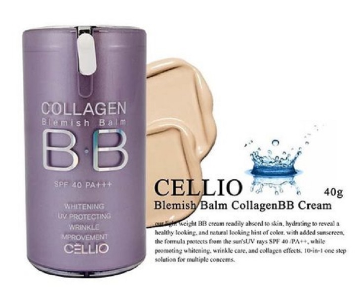 Kem nền Cellio Collagen Blemish Balm BB SPF 40 PA+++