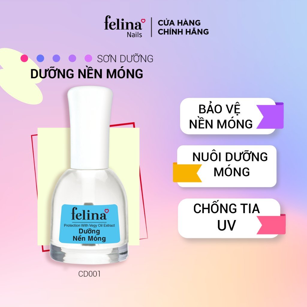 Sơn dưỡng nền móng tay Felina CD001