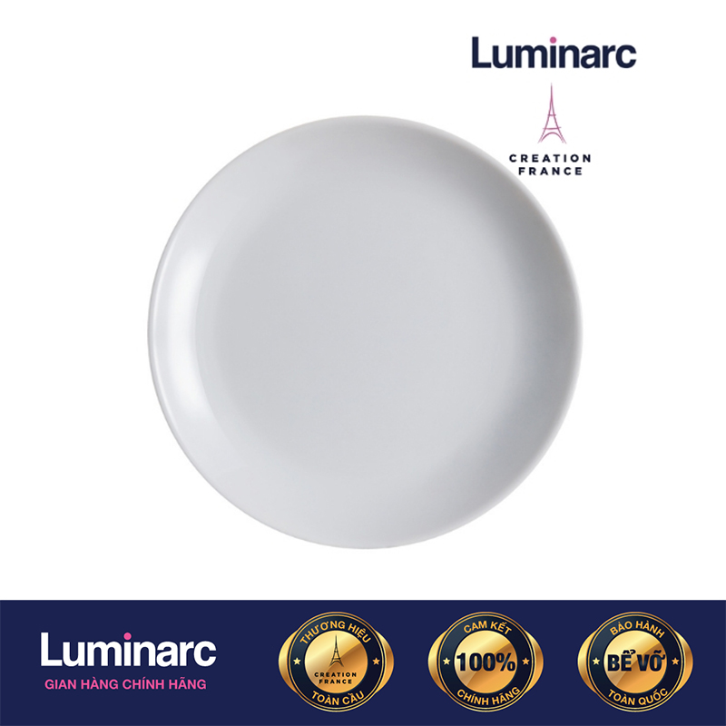 Bộ 6 Đĩa thuỷ tinh Luminarc Diwali Granit 19cm- LUDIP0704