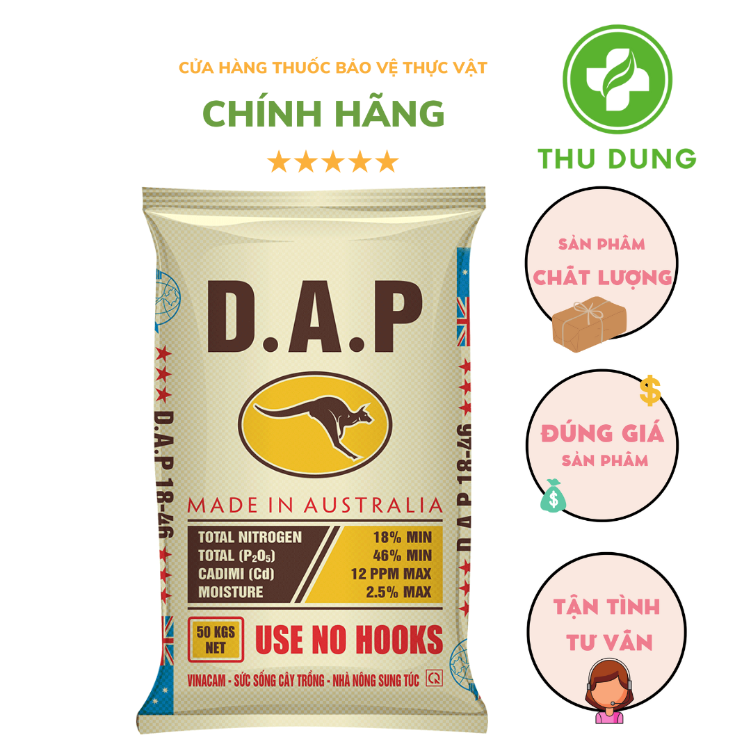 PHÂN DAP ĐEN SỐ 1 NHẬP KHẨU ÚC - D.A.P ÚC 1 KG