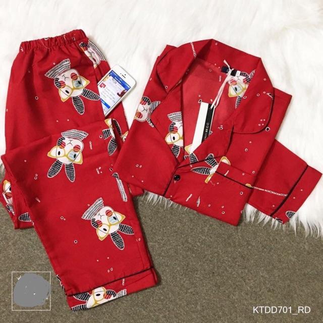 Bộ pijama chất thô kate giá rẻ