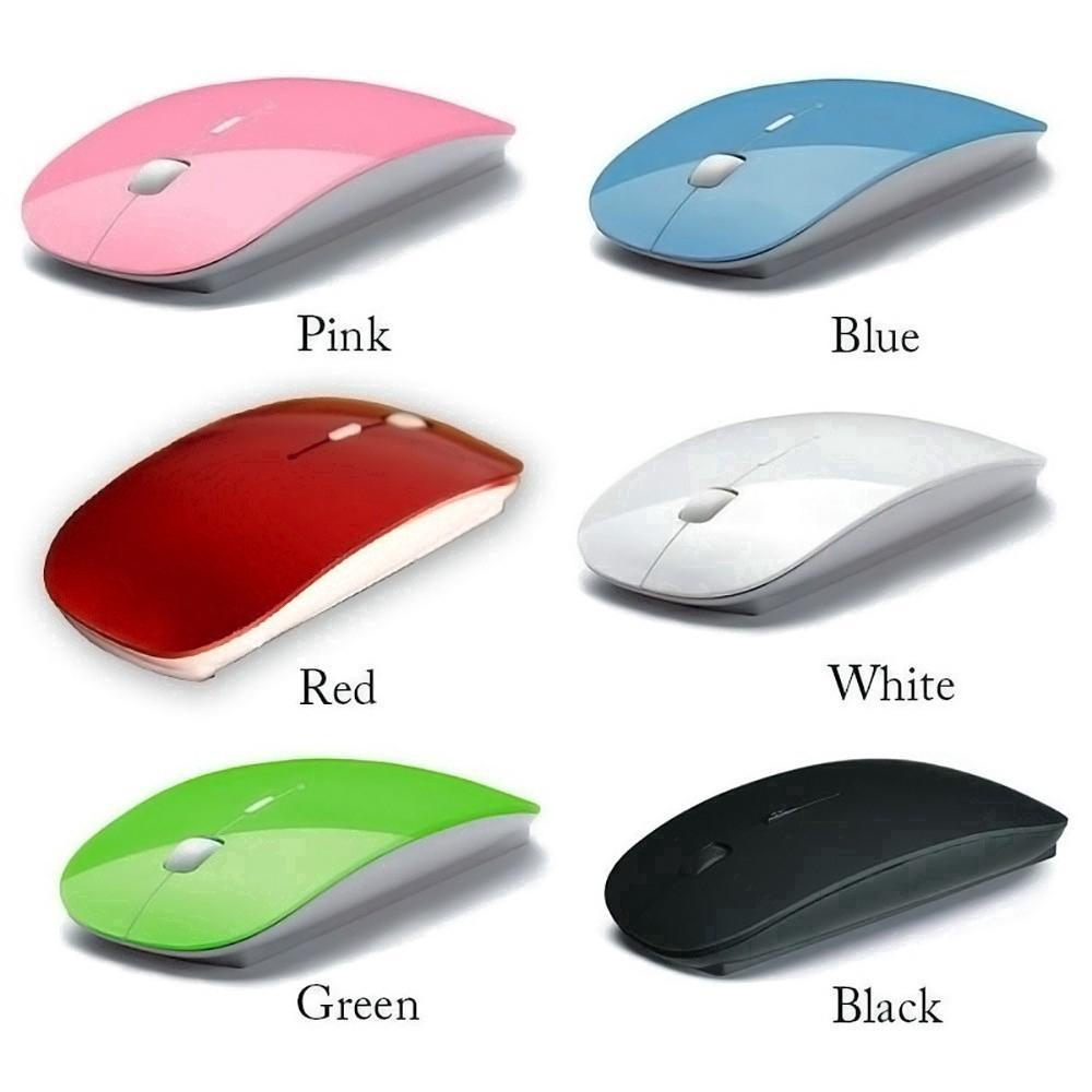 Chuột chơi game không dây siêu mỏng 2.4GHZ với cổng USB 2.0
