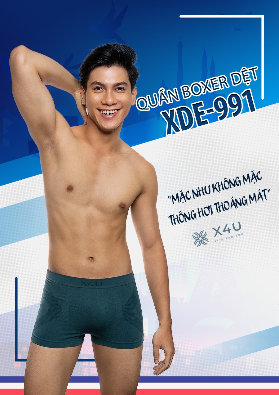 Quần lót đùi nam dệt kim XDE-991