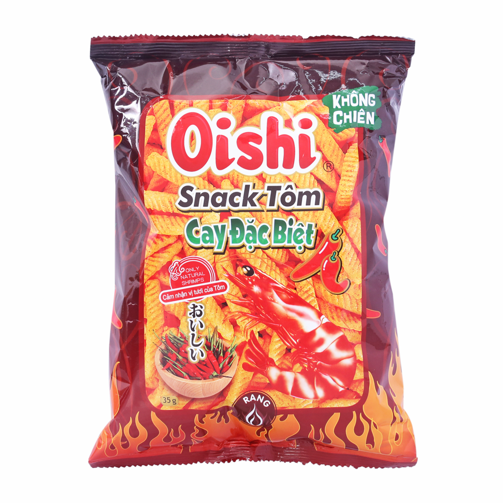 Snack Oishi Tôm Cay Đặc Biệt 40G