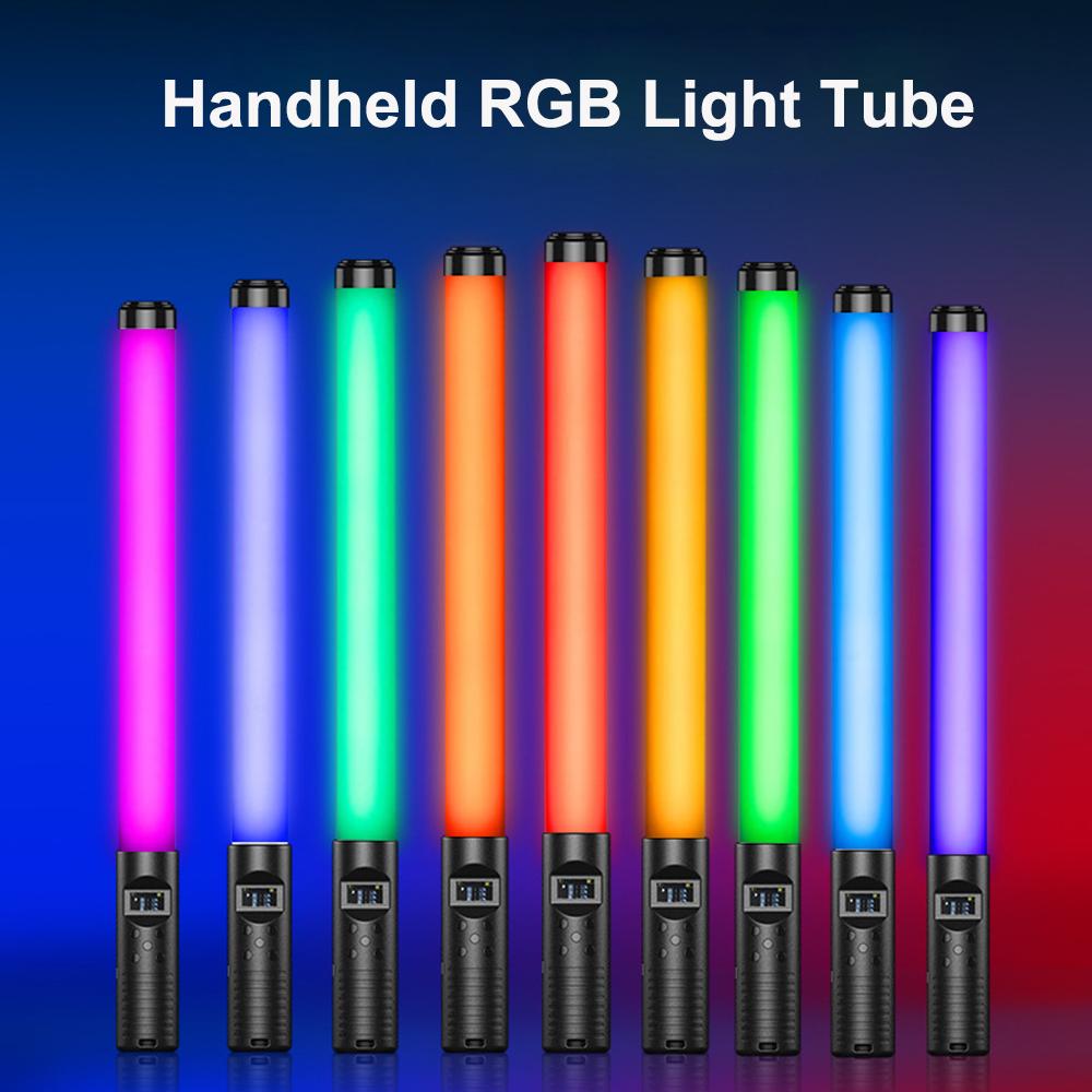 Đèn LED Video Light Tube Light Wand 3000K-6500K Có thể thay đổi 10 hiệu ứng chiếu sáng Tích hợp có thể sạc lại