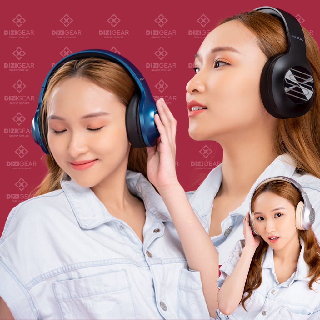 Tai Nghe Bluetooth Headphone Chụp Tai Soul Ultra Wireless Công Nghệ Dynamic Bass - Bluetooth v5.0 - 36 Giờ Sử Dụng SU34 - Hàng Chính Hãng