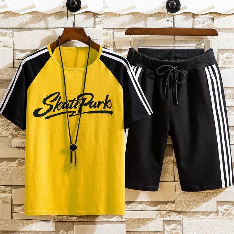 Đồ bộ nam nữ unisex mùa hè chất mè xịn co giãn 4 chiều thoáng mát (Skate)