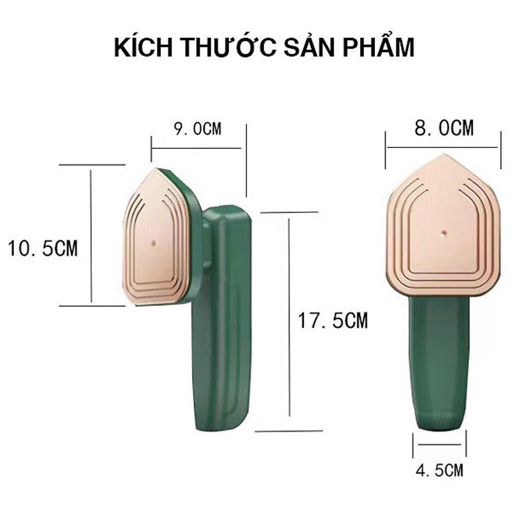 bàn là hơi nước Bàn Là Hơi Nước Cầm Tay Cao Cấp - Bàn Ủi Mini Siêu Tiện Ích Cho Gia Đình Dễ Dàng Mang Đi Du Lịch