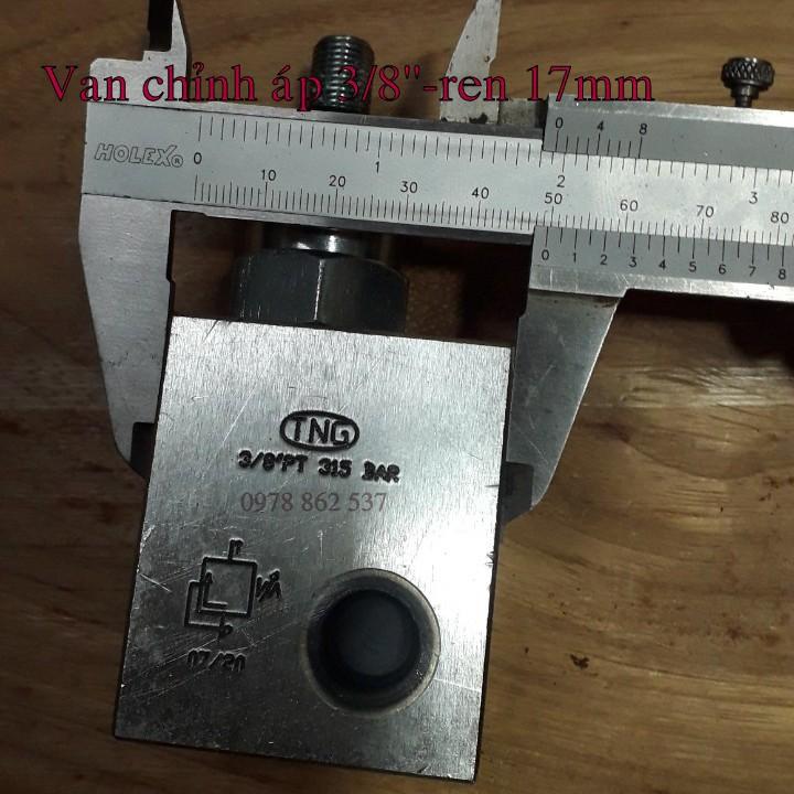 Van chỉnh áp thủy lực 3/8''-ren 17mm