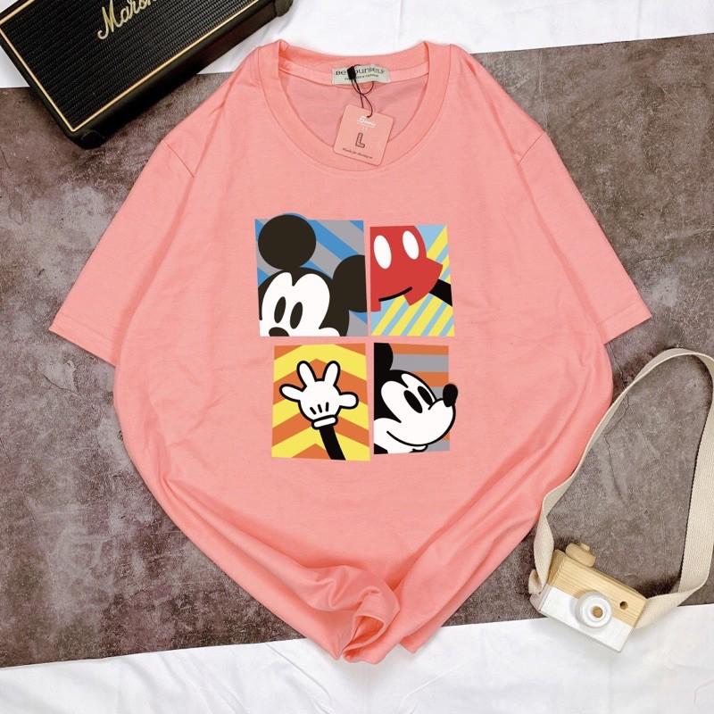 Áo Thun Tay Ngắn UNISEX MICKEY - Hình chụp thật