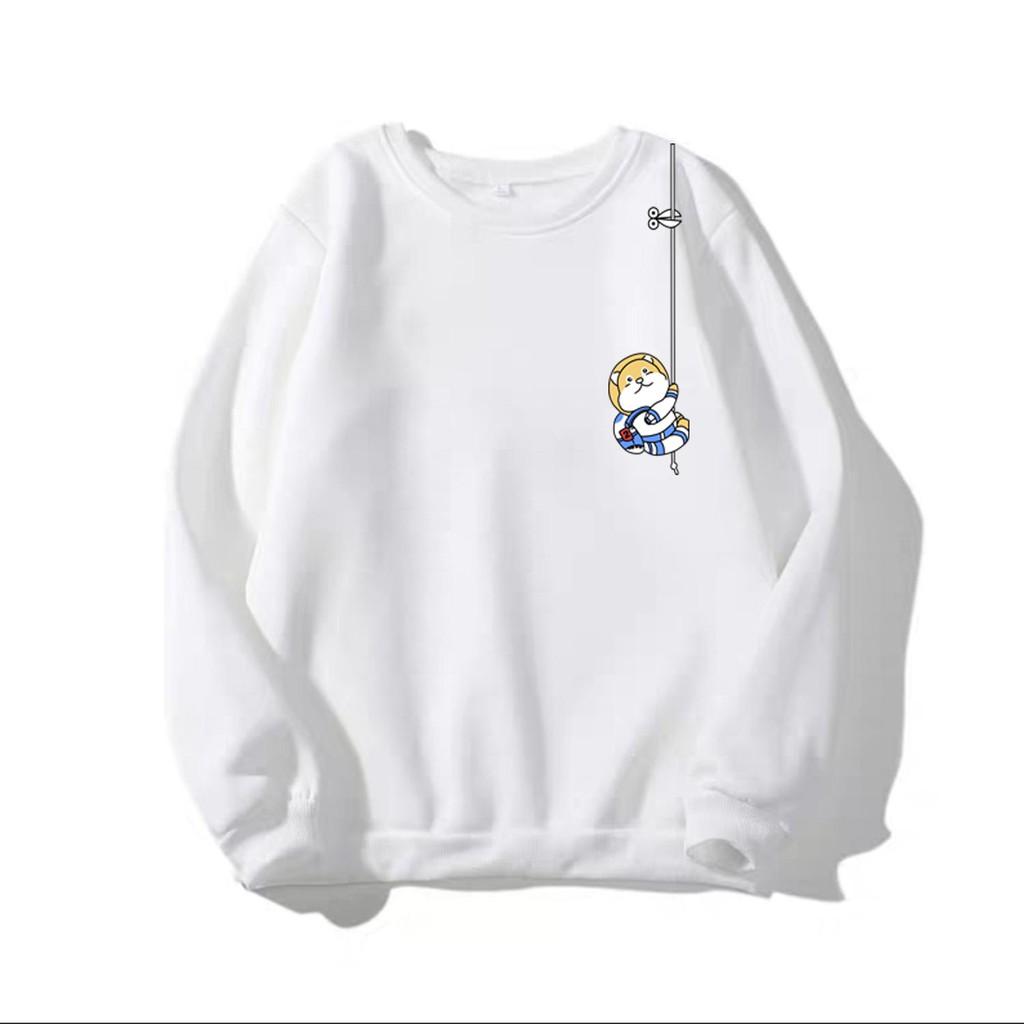 ÁO SWEATER UNISEX IN CÚN LEO DÂY