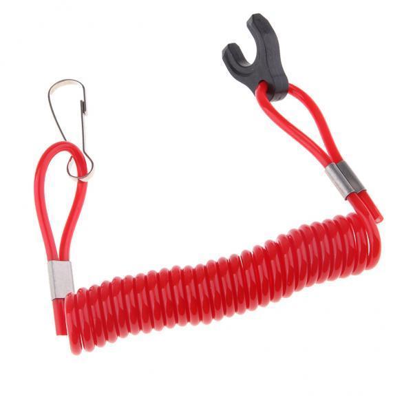 2X Boat Marine Kill Stop Switch Key Lanyard Fit for  Outboard