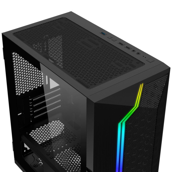 XIGMATEK Gemini II 3FB – Premium Gaming Micro Tower Case (3x Fan)_HÀNG CHÍNH HÃNG