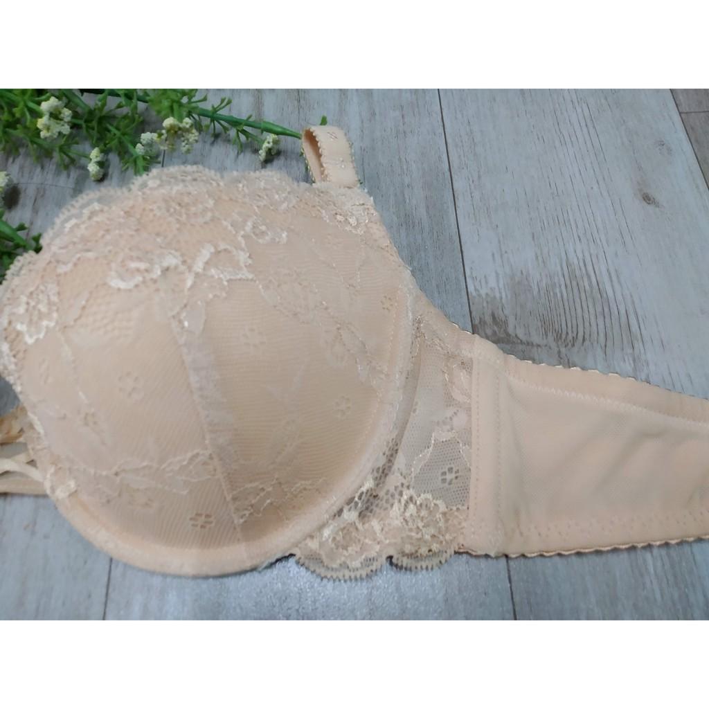 Áo lót nữ nâng ngực ILINA BON BON 3352 mút vừa phối ren