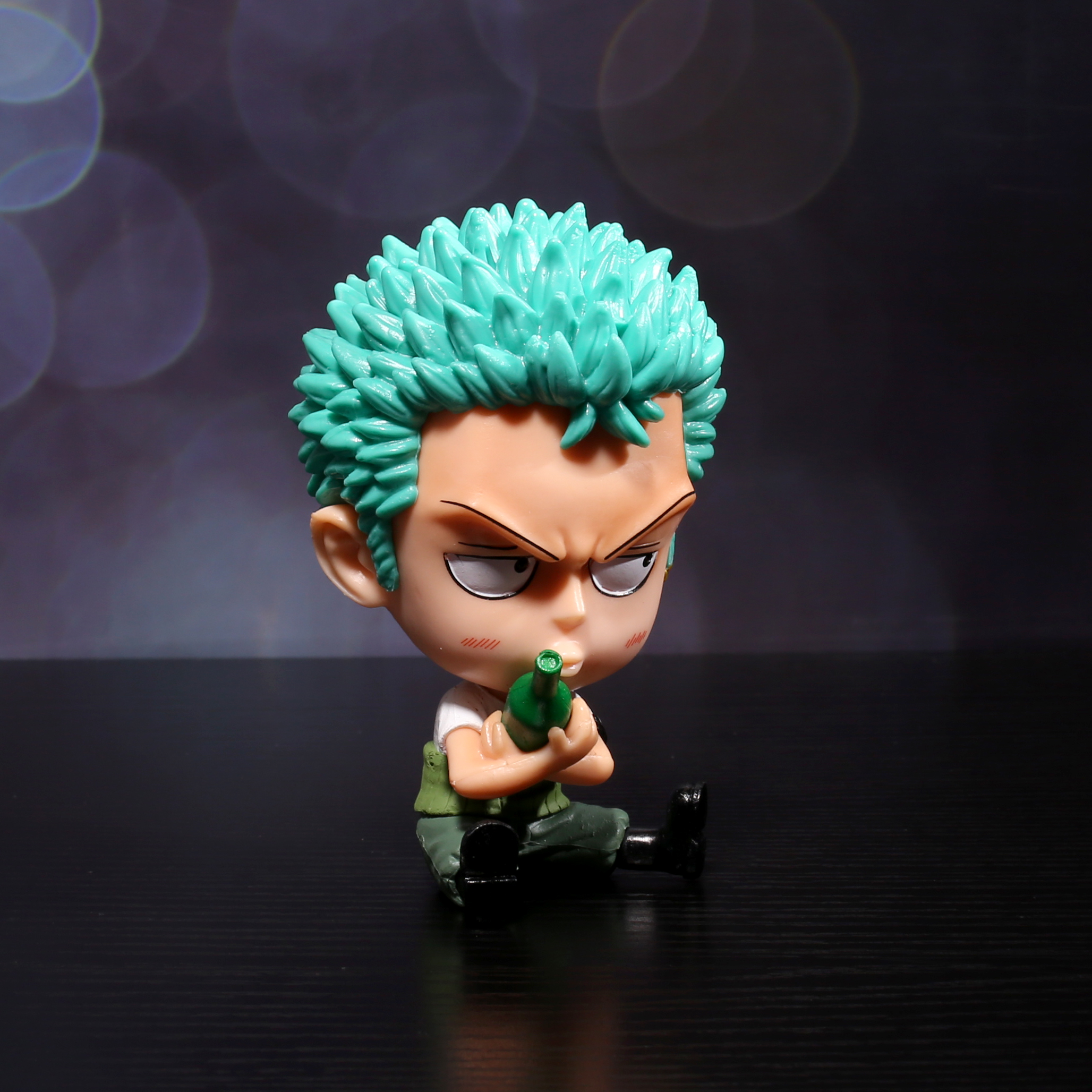 Mô hình Roronoa Zoro tóc xanh ngồi 10cm - Mô hình One Piece