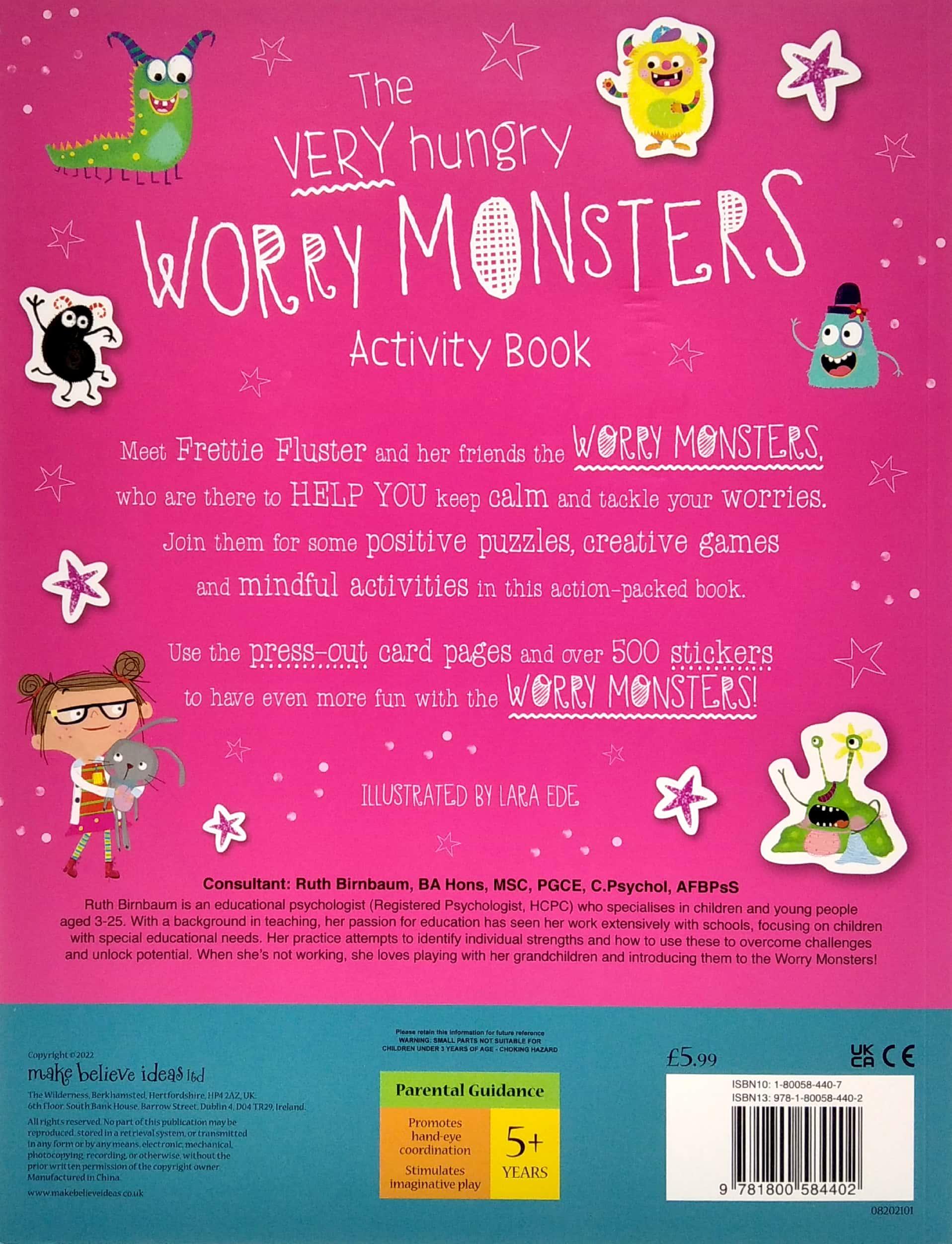 The Very Hungry Worry Monsters Sticker Activity Book