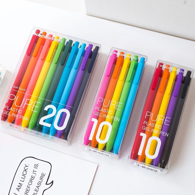 Bộ 10/20 Bút Gel Màu Xiaomi Mijia KACO