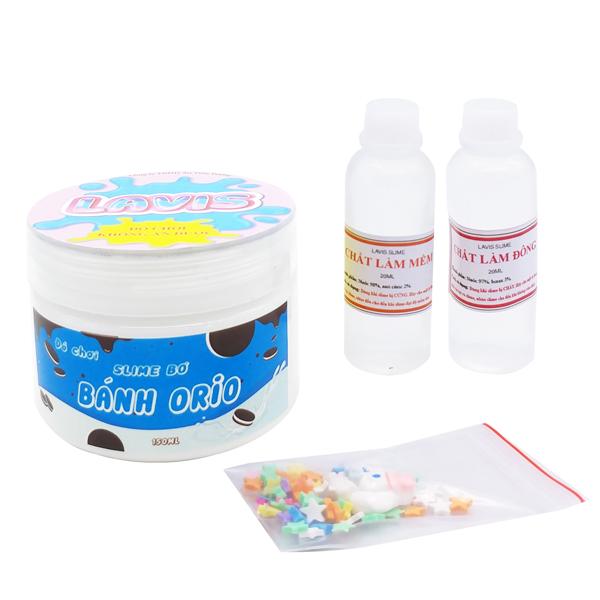 Đồ Chơi Slime Bơ Lavis: Bánh Orio - 150 ml