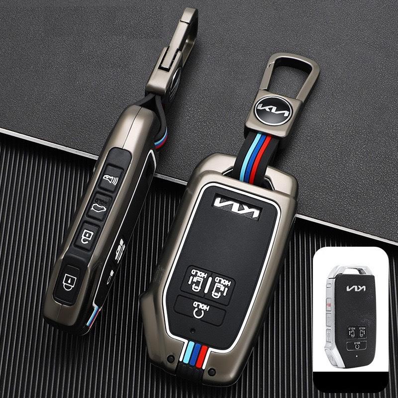 Ốp Khóa KIA CARIVAL 2021-2023 Hợp Kim Metal Cao Cấp