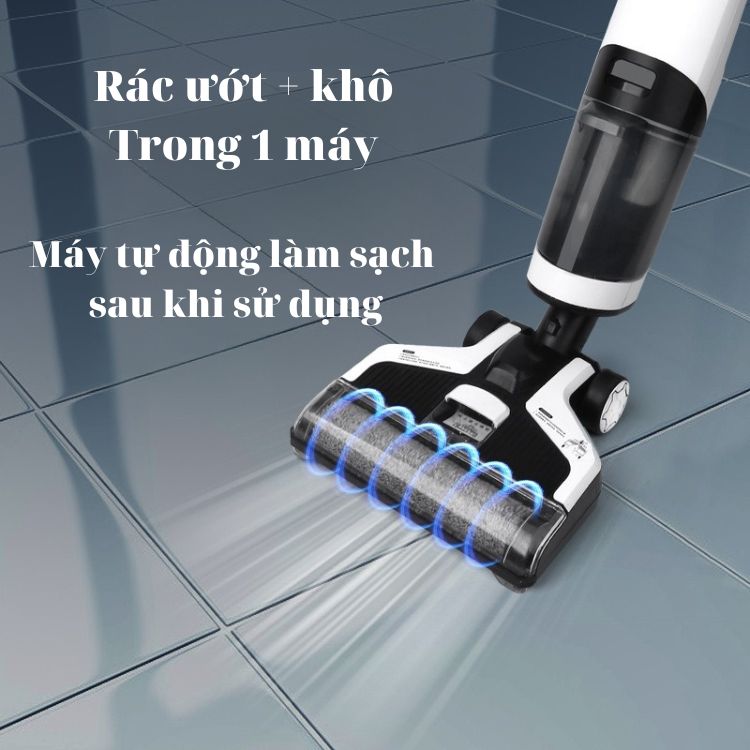 Máy hút bụi lau nhà khô và ướt không dây ZEK K9