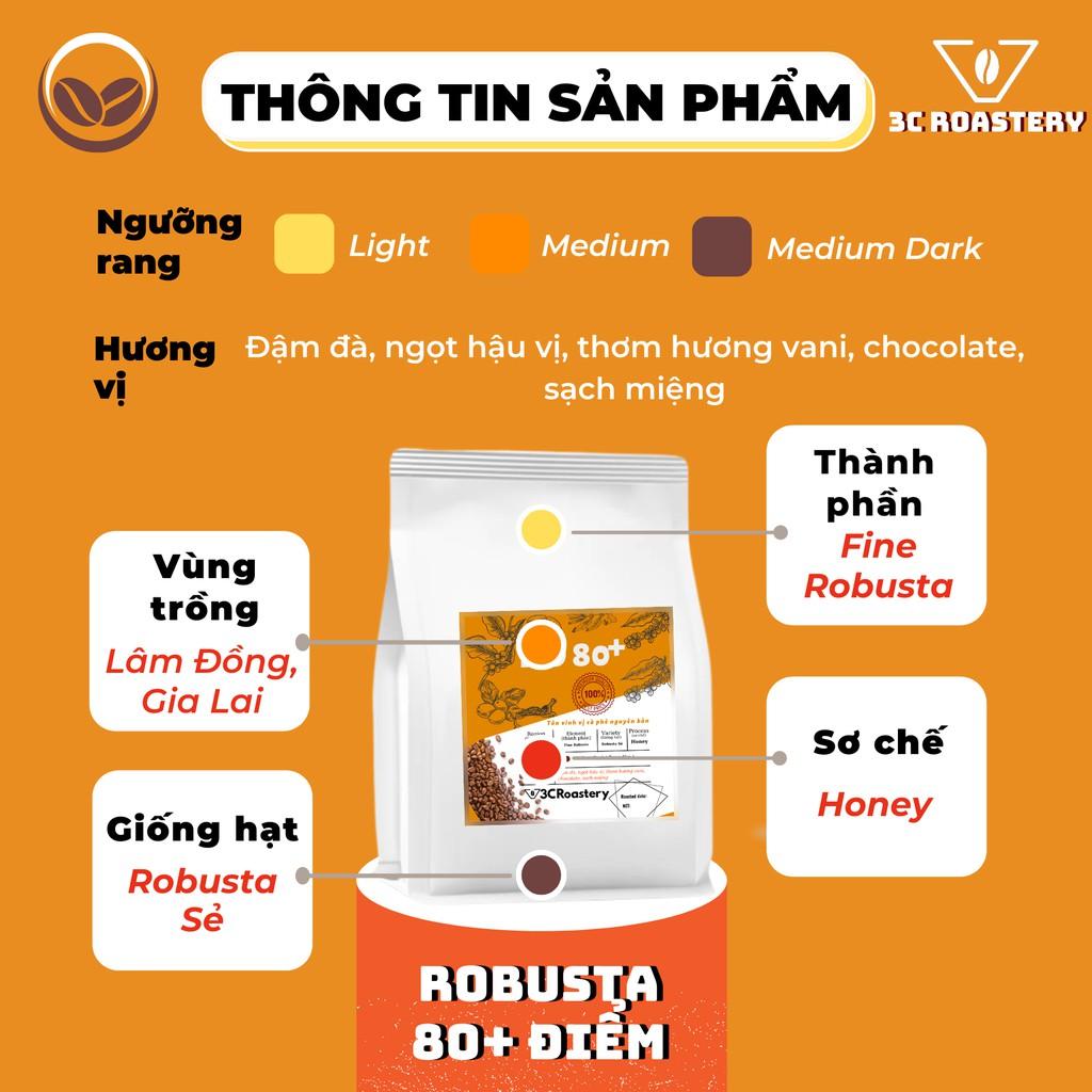 Cà phê pha phin 100% Robusta Lâm Đồng rang xay nguyên chất thơm và béo ngậy ,mã Ro80+ ( Date mới nhất)