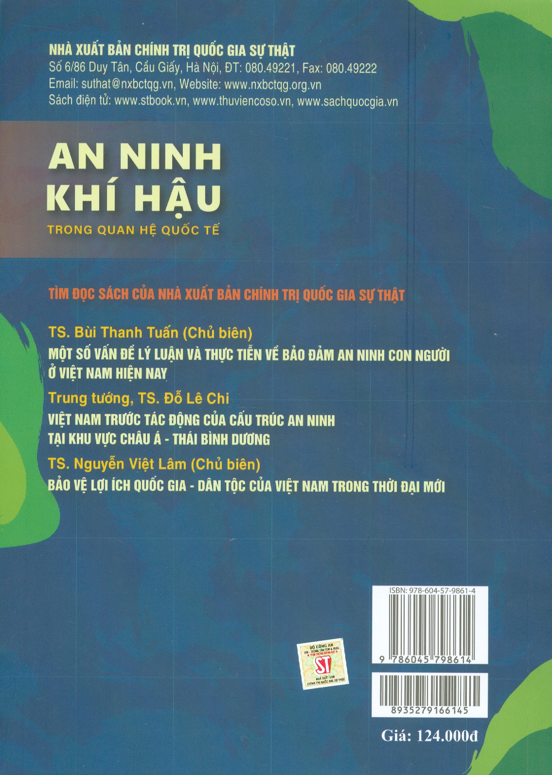 An Ninh Khí Hậu Trong Quan Hệ Quốc Tế (Sách Chuyên Khảo) - TS. Nguyễn Việt Lâm