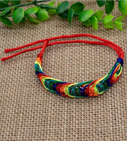 Vòng chỉ đỏ Tây Tạng may mắn