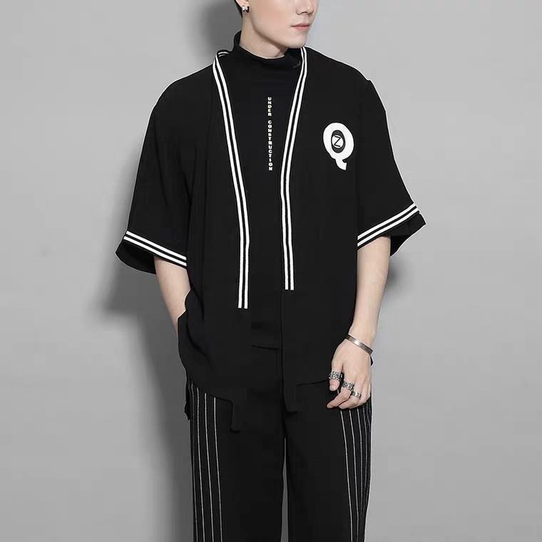 Áo Haori viền phong cách Nhật Bản trumunisex aothununisex