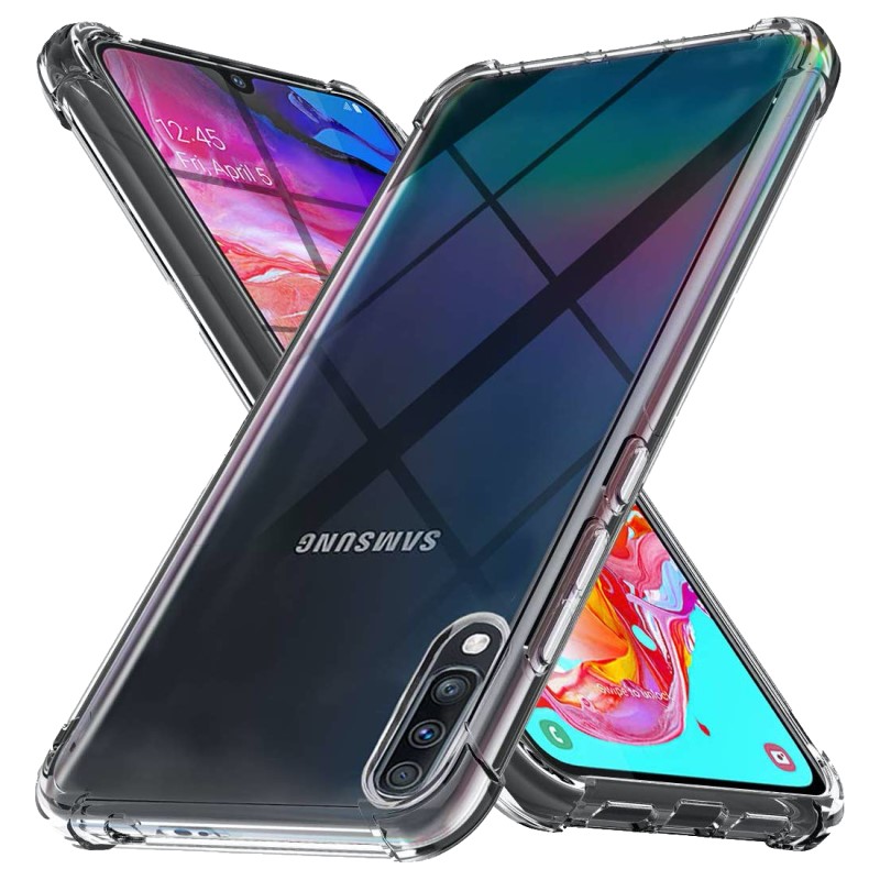 Ốp lưng cho Samsung A70 chống sốc trong suốt có khả năng phát sáng